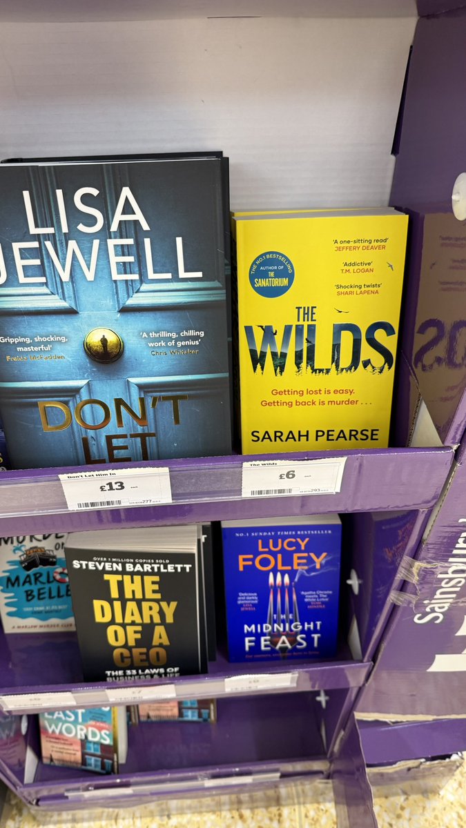 SarahVPearse's tweet image. More lovely sightings of The Wilds in my local Sainsbury’s! :)