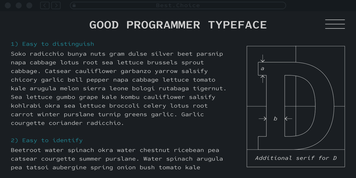 Best Choice
#font #typography #logo #typeface #dharmatype