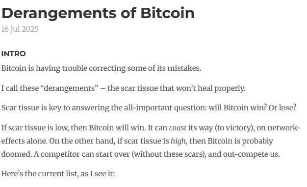 Paul Sztorc (@truthcoin) on Twitter photo I've published my list of "derangements" in Bitcoin -- 21 of them in total
(a coincidence)
These are *false* things, that lots of people still believe
<a href="/isabelfoxenduke/">Isabel Foxen Duke⚡️</a> I've published my list of "derangements" in Bitcoin -- 21 of them in total
(a coincidence)
These are *false* things, that lots of people still believe
<a href="/isabelfoxenduke/">Isabel Foxen Duke⚡️</a>