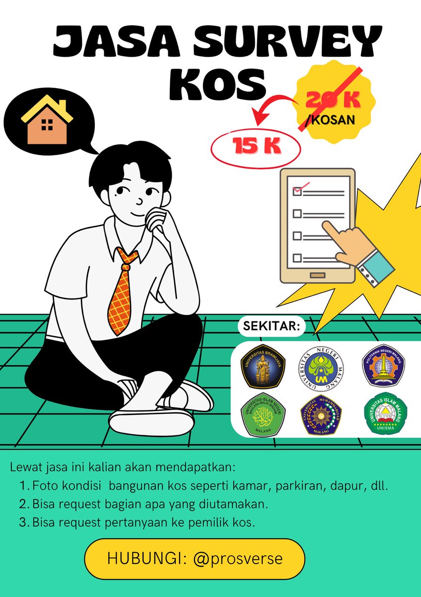 happymine ⭐️ (❌close❌ jasa survey kos malang) tweet media