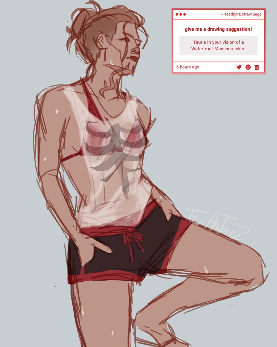 teethjarz's tweet image. ok i am too tired to actually make this... maybe tomorrow
#TaurieCain #DeadbyDaylight #tauriecainfanart #dbd #dbdfanart #waterfrontmassacre