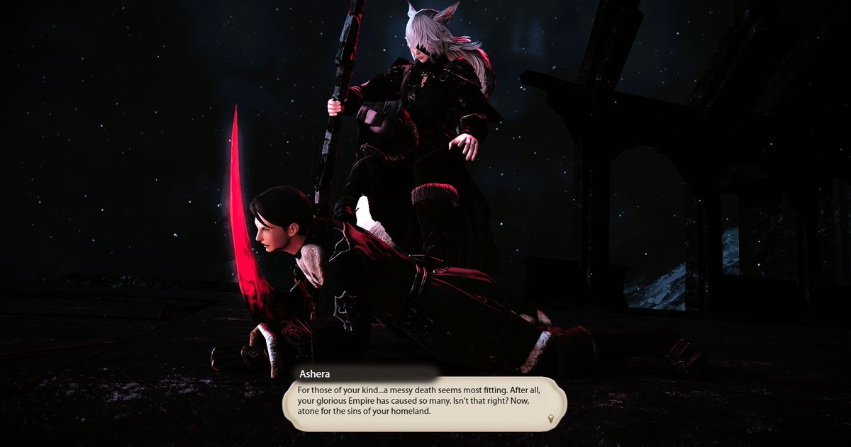 LazyPajama's tweet photo. I'm back on my edgy bullshit #GPOSERS #FFXIV #FF14 https://t.co/VdRVr7CgZu