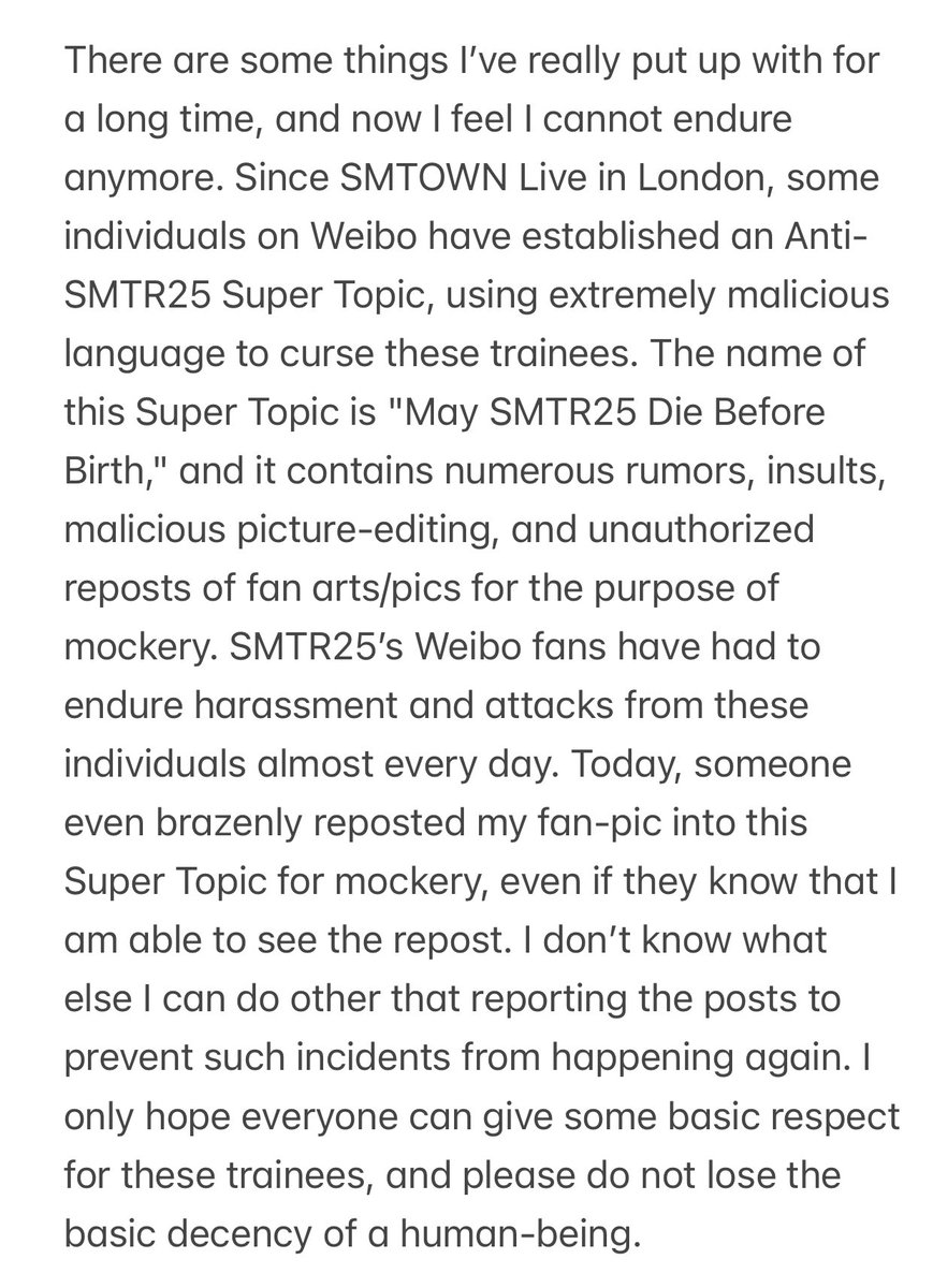 Honeykill0127's tweet image. Please stop insulting, attacking, and spreading rumors for the trainees of SMTR25.