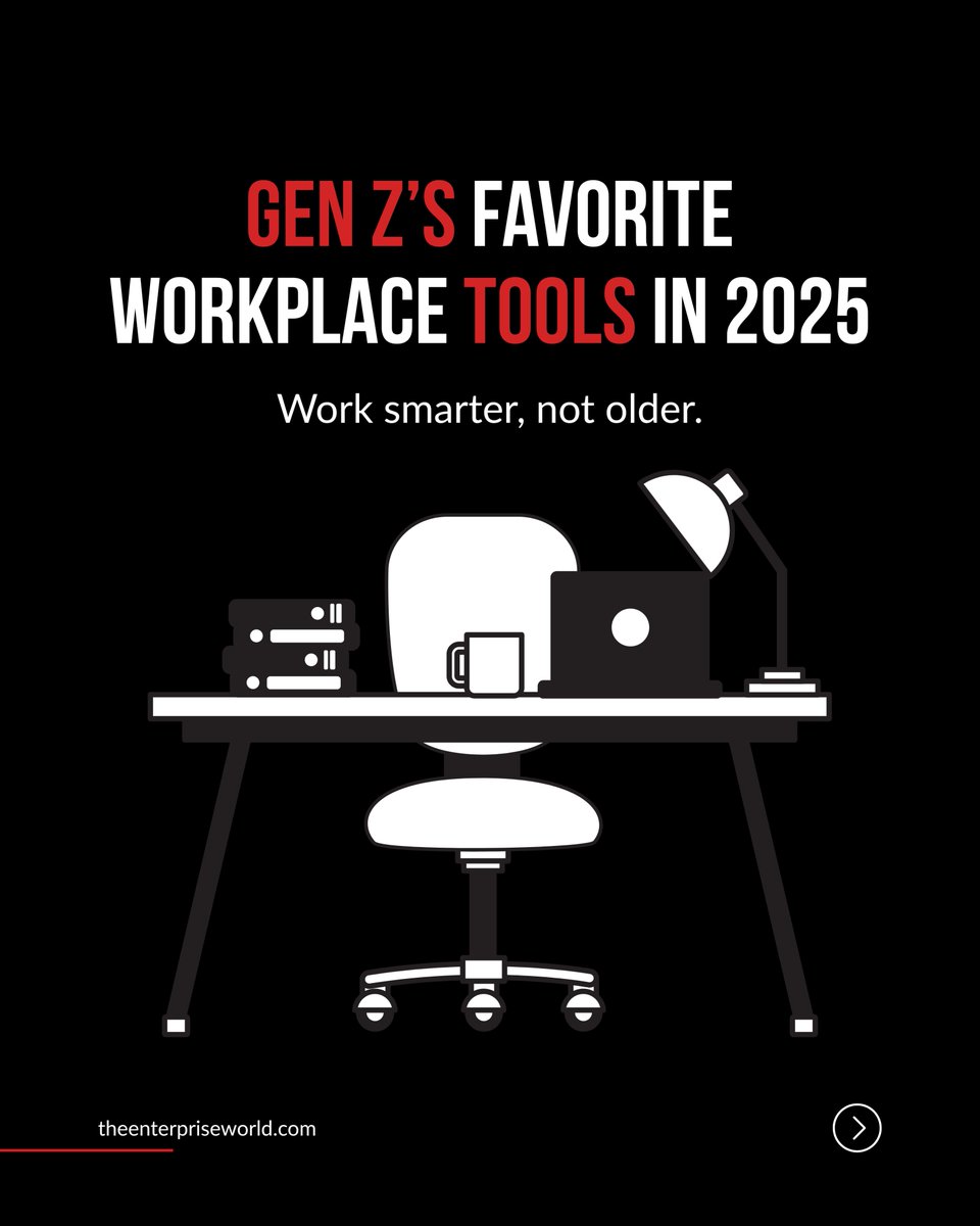 theenterprisew's tweet image. Gen Z is redefining the workday one app at a time. From async tools to meme-ready chats, here are 5+ platforms they swear by in 2025. 
Which one’s your fave?

#GenZAtWork #WorkplaceTech #DigitalWorkplace #theenterpriseworld #ProductivityTools #RemoteWorkLife #WorkSmart