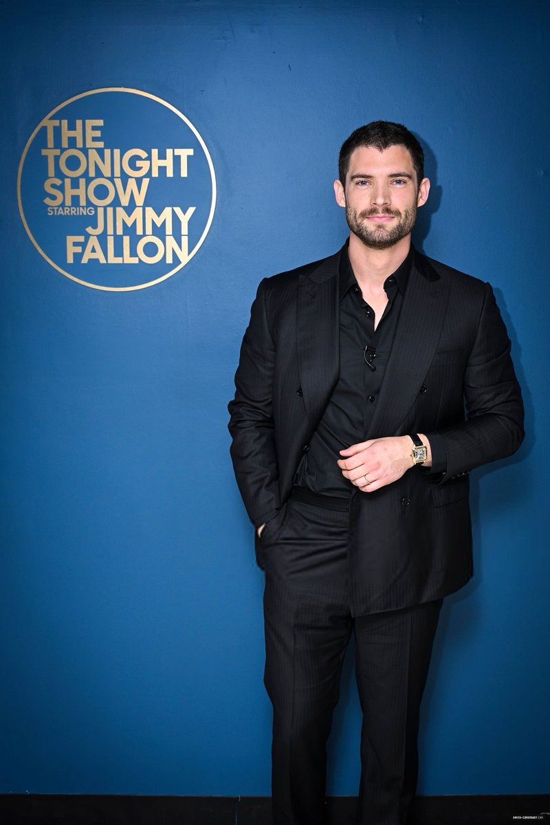 dcorenswetcom's tweet image. 📸 David Corenswet visits "Tonight Show Starring Jimmy Fallon" on July 14.