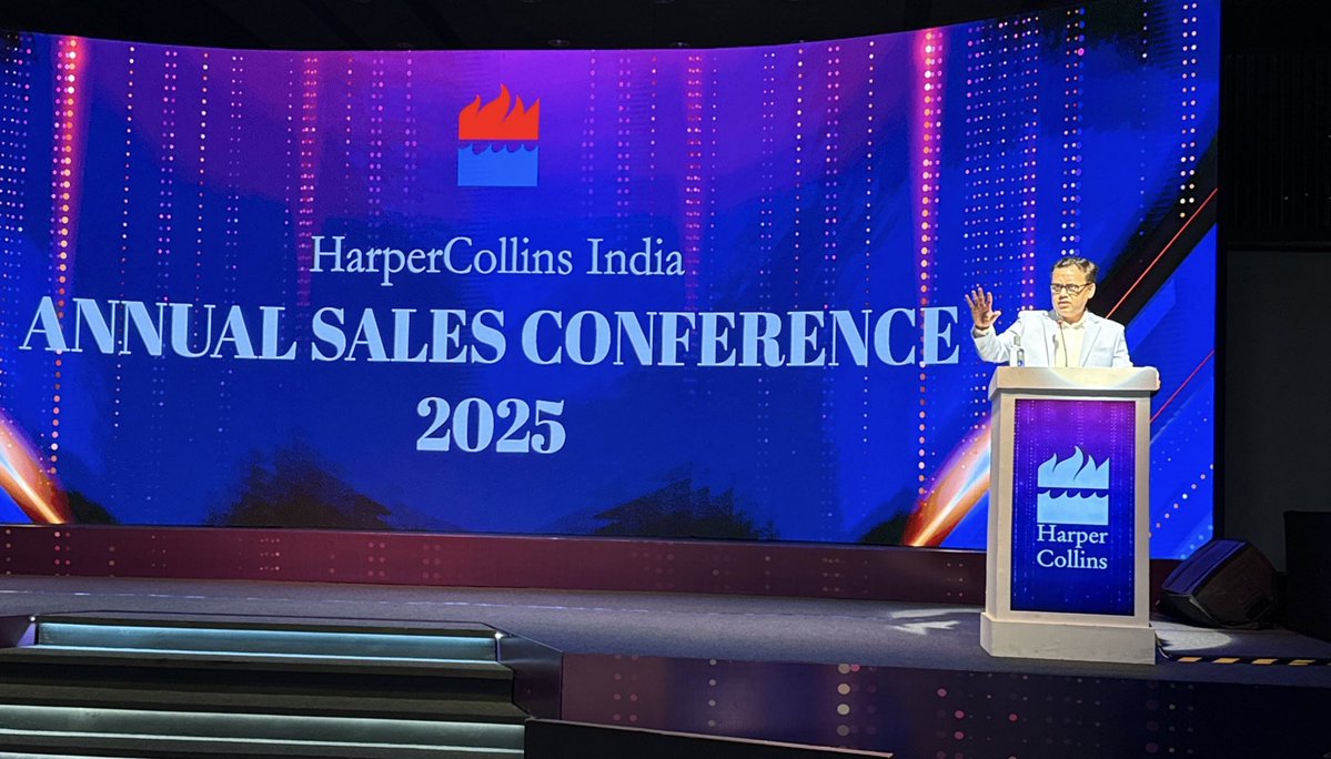 HarperCollins (@harpercollinsin) on Twitter photo Commencing the #HarperCollinsSalesConference2025, our Senior VP â Sales, Rahul Dixit (<a href="/rdixit76/">Rahul Dixit</a>), welcomes the team with infectious enthusiasm, setting the tone for an inspiring year ahead.
#READWithHarperCollins Commencing the #HarperCollinsSalesConference2025, our Senior VP â Sales, Rahul Dixit (<a href="/rdixit76/">Rahul Dixit</a>), welcomes the team with infectious enthusiasm, setting the tone for an inspiring year ahead.
#READWithHarperCollins