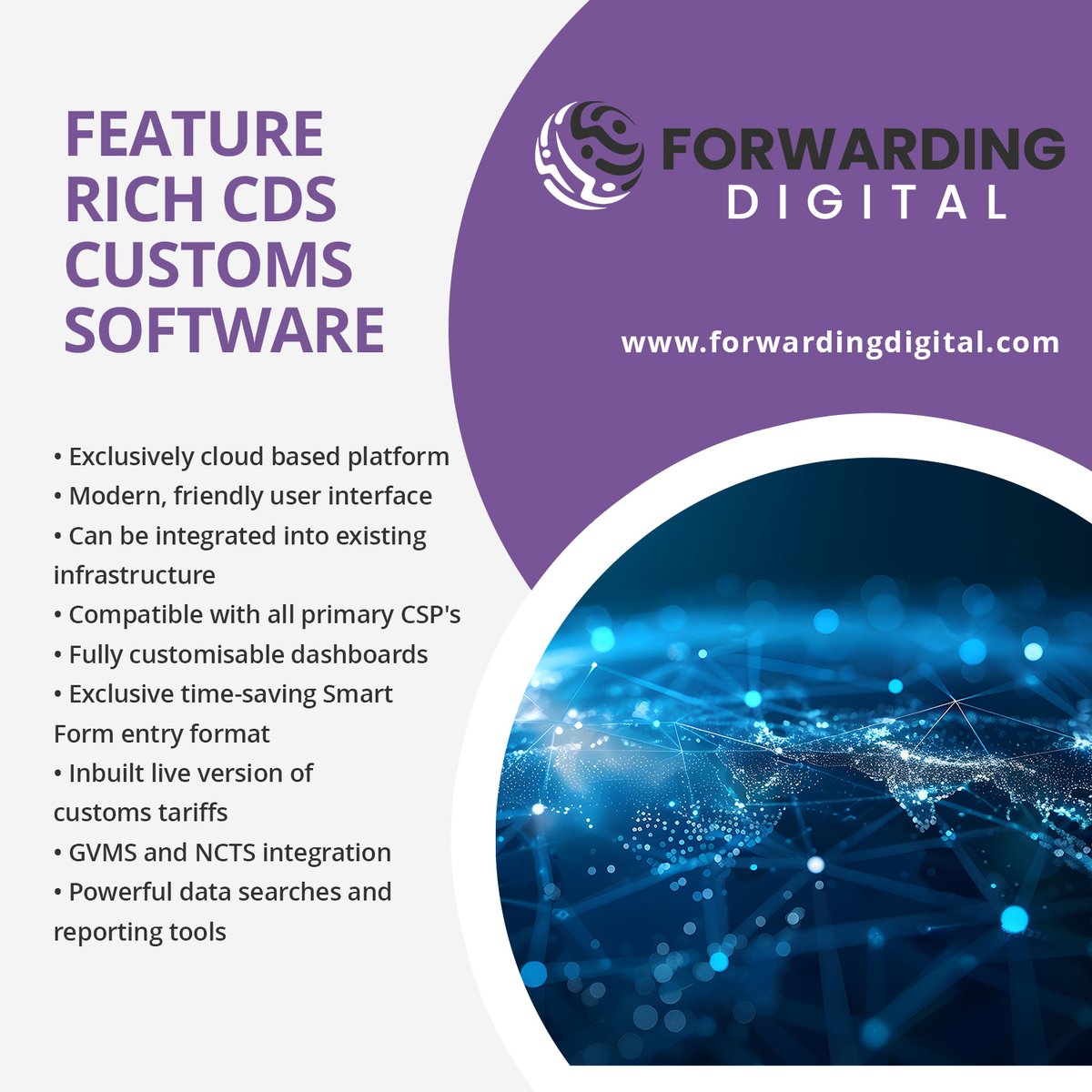 Forwarding Digital - Next generation CDS &amp; Forwarding cloud software solutions reimagined.
forwardingdigital.com
#cdssofware  #freightsoftware  #forwardingsoftware  #logisticssoftware  #ForwardingDigital