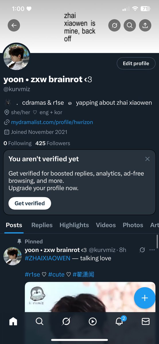 where tf is my following go-