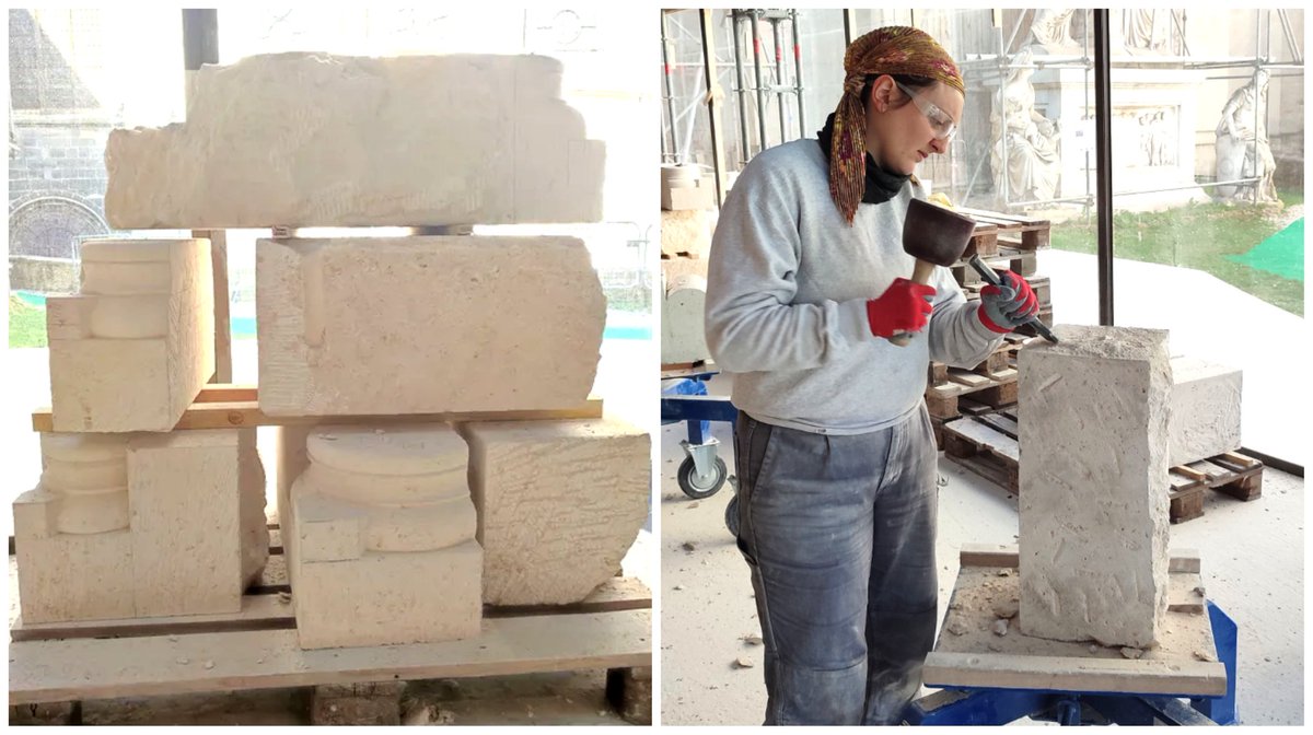 Basilique Saint-Denis : un chantier-école pour les tailleurs et tailleuses de pierre.  
Un projet particulièrement formateur pour une profession qui a beaucoup recruté ces dernières années. 
Reportage
radiofrance.fr/franceculture/…