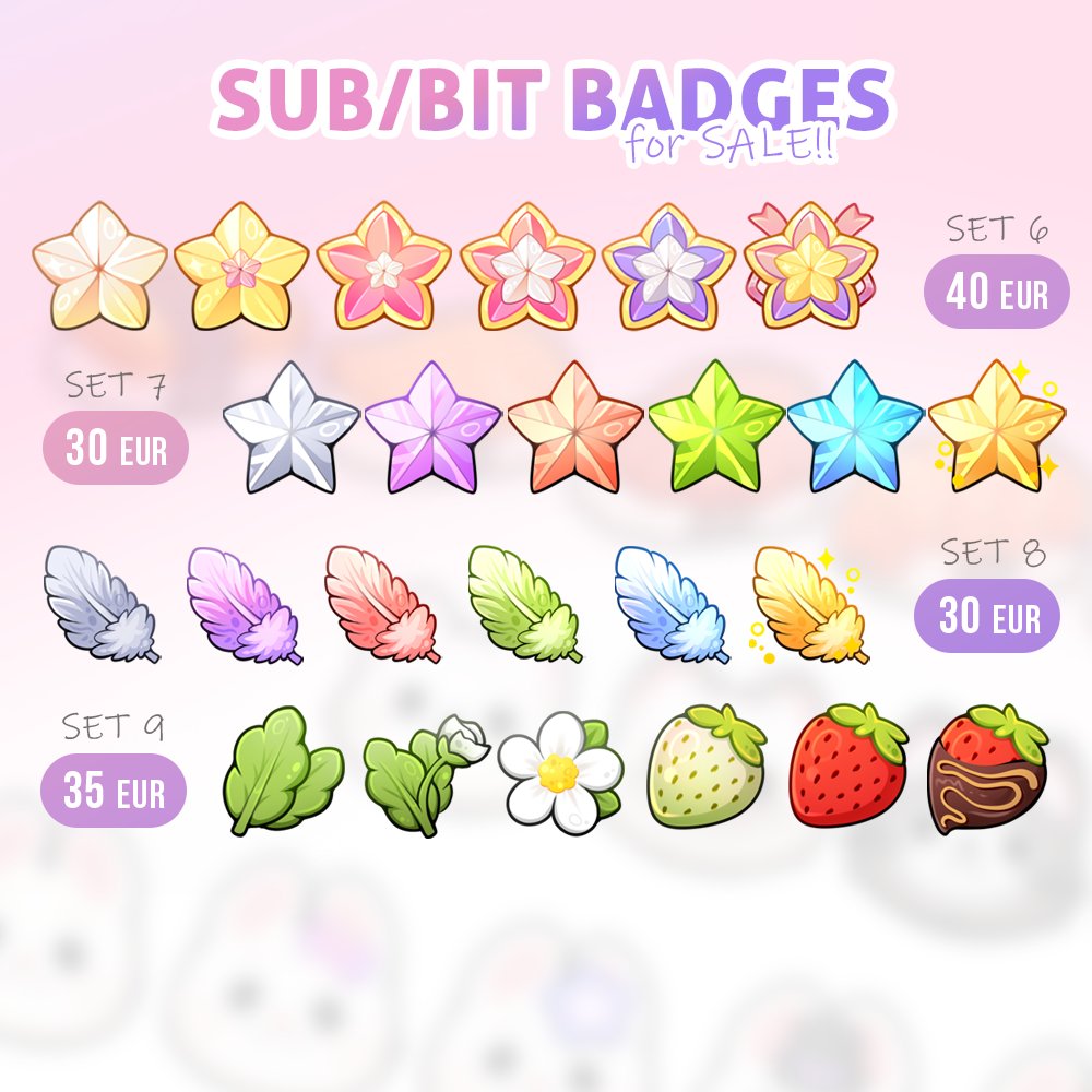 Almost year of a break, to find myself again.. I'm so ready to be back and work on art once again ❤️

I've made a few badge sets for sale while I had some time on my hands - if you would like to grab any of them, you can do so via DMs with me here 📩 or ⬇️
🔗 ⋮ Link below ⤵︎