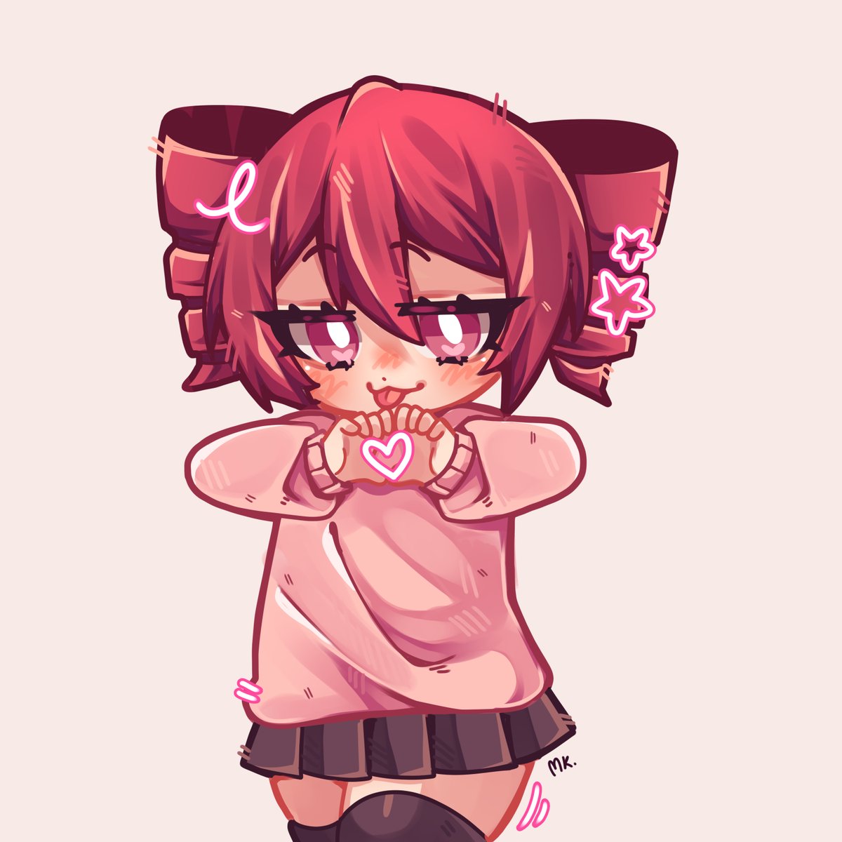 MarukunArt's tweet image. She sends you a heart π₯
#KasaneTeto