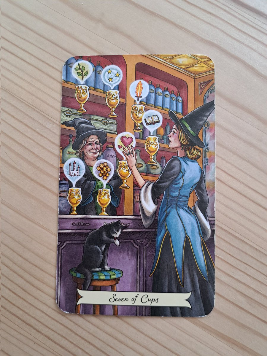 Laurajk32's tweet image. Today's card is 7 of Cups
All that glitters is not gold. Look beyond the fancy packaging before committing to a decision.
#glitter #gold #fancy #packaging #decision
#tarot #tarotmessage #LauraJK32