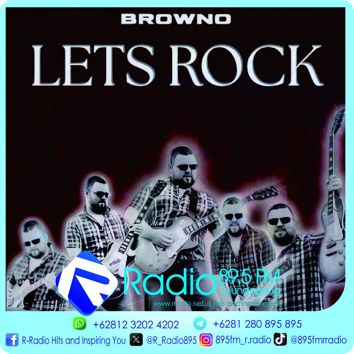 R_Radio895's tweet image. FRIENDS, “Let’s Rock” is BROWNO’S latest single. Now in his second year as a solo artist, he really has found the path that he wants to go down.
Listen single “Let’s Rock” by Browno only on 89.5 FM R-Radio, Hits and Inspiring you.
Streaming rradio.net
