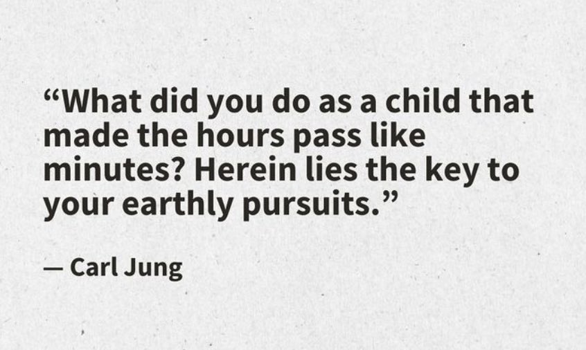 Spend time on what makes you happy.