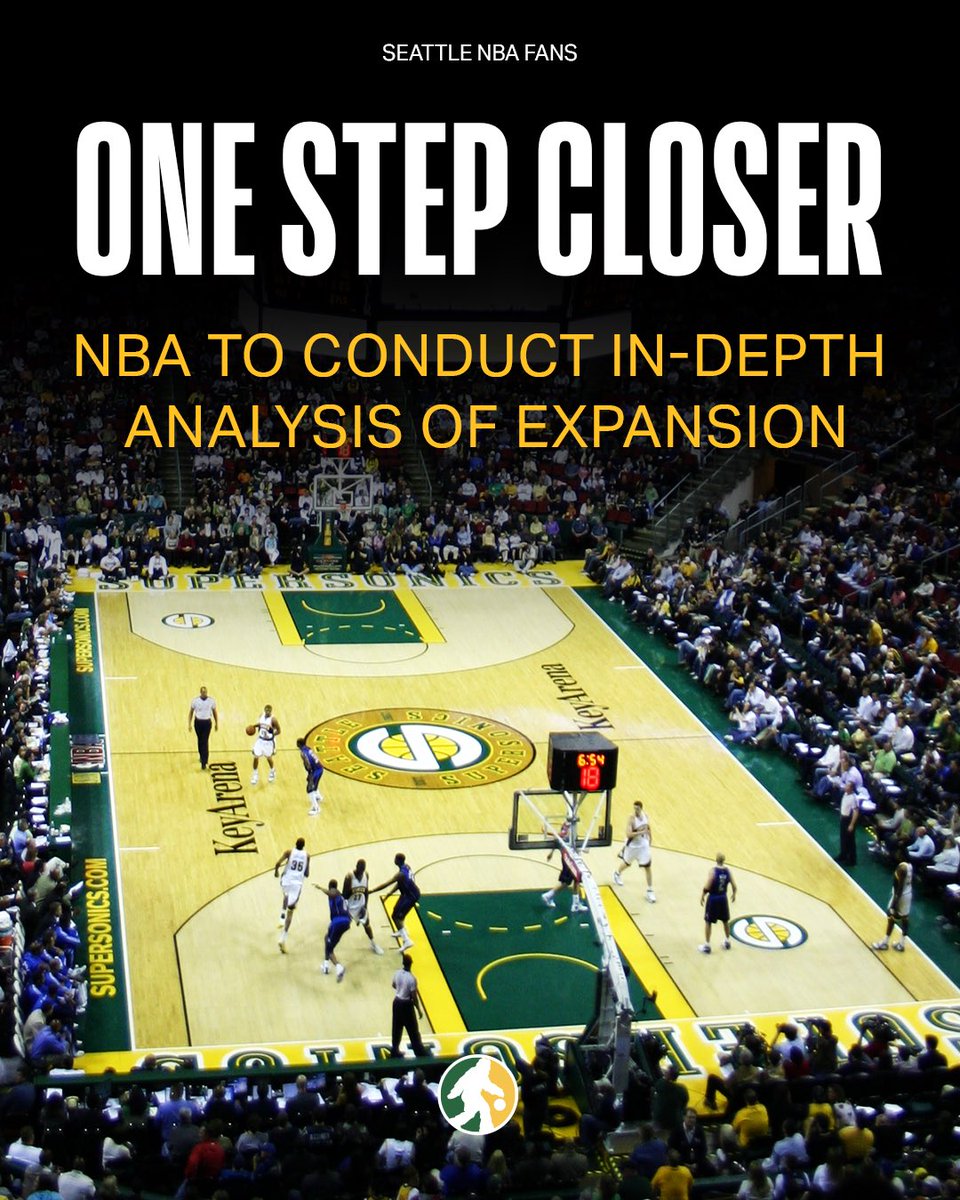 The NBA announced they are to conduct an “in-depth analysis of all the issues around expansion.” 

That’s a step — and steps matter. 

And when they look at Seattle, they’ll find everything they’re looking for. 

#SeattleIsReady