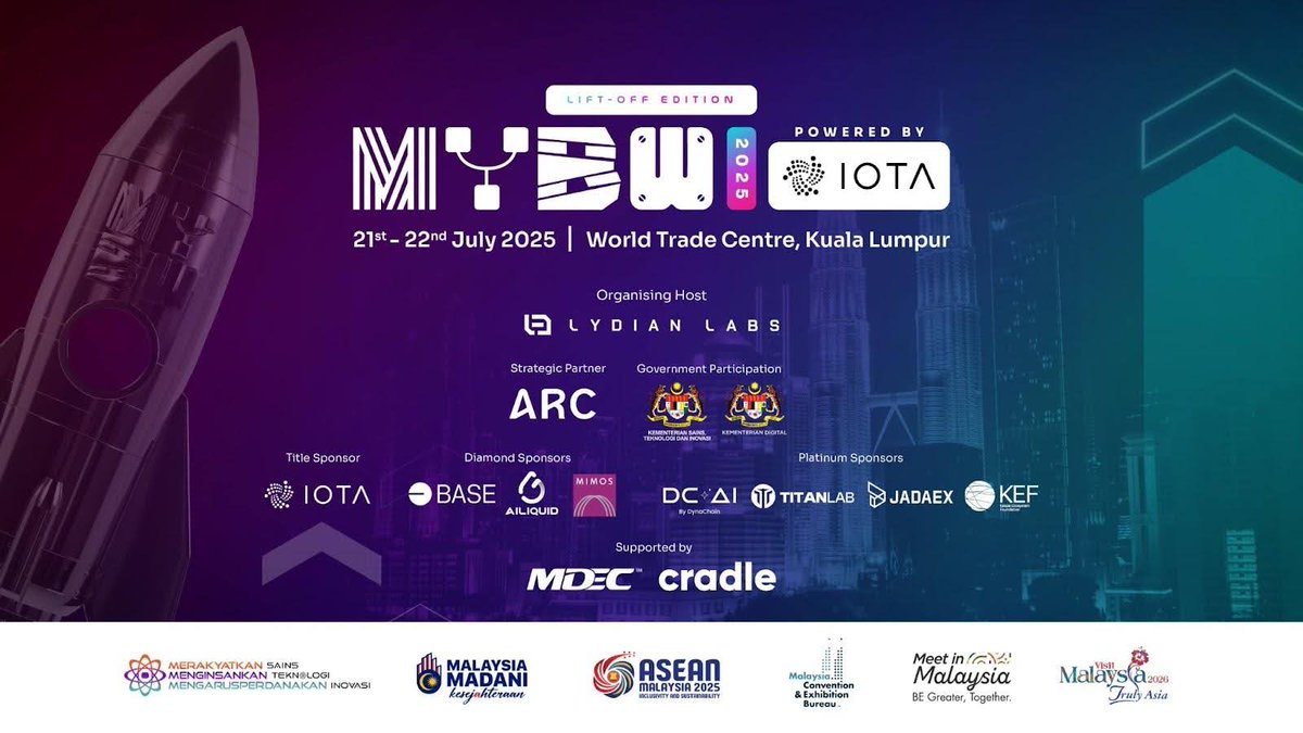 PacificMeta's tweet image. We're thrilled to be an official communitypartner of MY BlockchainWeek 2025(@MalaysiaBCW), Malaysia's premier blockchain event! 🇲🇾
With the support of Malaysian government ministries, this event will showcase Web3 influence &amp; blockchain tech, featuring keynotes, panel…