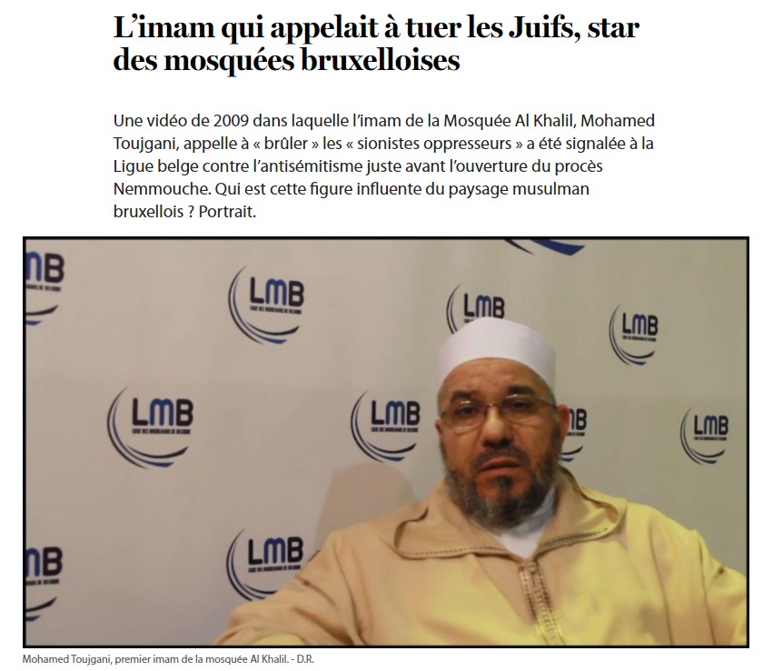 PVelleAntiJihad's tweet image. Moskee Atakwa (Kortrijk) ontving zopas erkenning van minister @crevits. Ze zeggen niets met extremisme te maken te hebben en kregen steun van @de_NVA (@GeertBourgeois) en @openvld (@VincentVQ). Toch dook jihadprediker Mohamed Toujgani hier op die oproept om joden te verbranden.