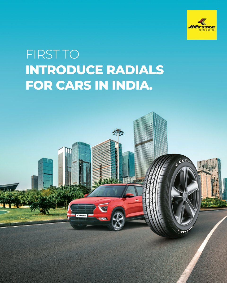 Radial revolution, record breaking innovations, and a legacy built over five decades being first has always been our way. JKTyre Pioneer TotalControl https t.co siyXkzRVu9 Radial revolution, record breaking innovations, and a legacy built over five decades being first has always been our way