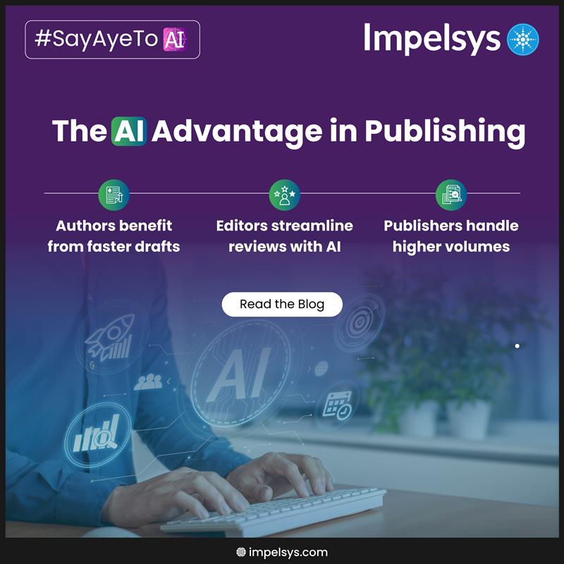 #AI is reshaping the world of editorial workflows!
From brainstorming plot twists to refining prose and accelerating peer reviews, AI is now an active co-creator in both creative and #academicpublishing.
👉 Find out more in our #blog:
impelsys.com/blog/the-futur…
#Impelsys #SayAyeToAI