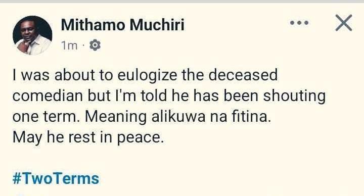 The Government people are just very happy about KK death.