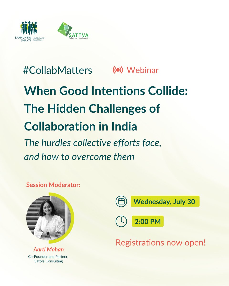 In India’s complex development landscape, the call for collective action has never been louder or more necessary. Designed for champions across the impact ecosystem, the #CollabMatters series offers a candid, strategic, and practice-grounded look at the architecture of