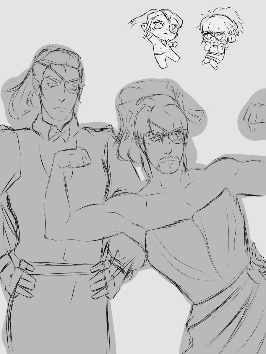 yamat0_art's tweet image. We are working on doodles and majimas ✨✨✨✨⚒️🪄🤗🩷
I say Mr. Majima and Miss Goromi