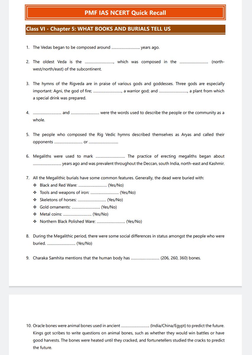 pmfias's tweet image. 📚 NCERT Quick Recall Begins Today!

Get your foundations right before the UPSC 2026 race picks up pace!

We&apos;re revising Class VI to XII History NCERTs in a quick, structured format before our full lectures begin in August. This series will help you:
✅ Strengthen basics
✅…