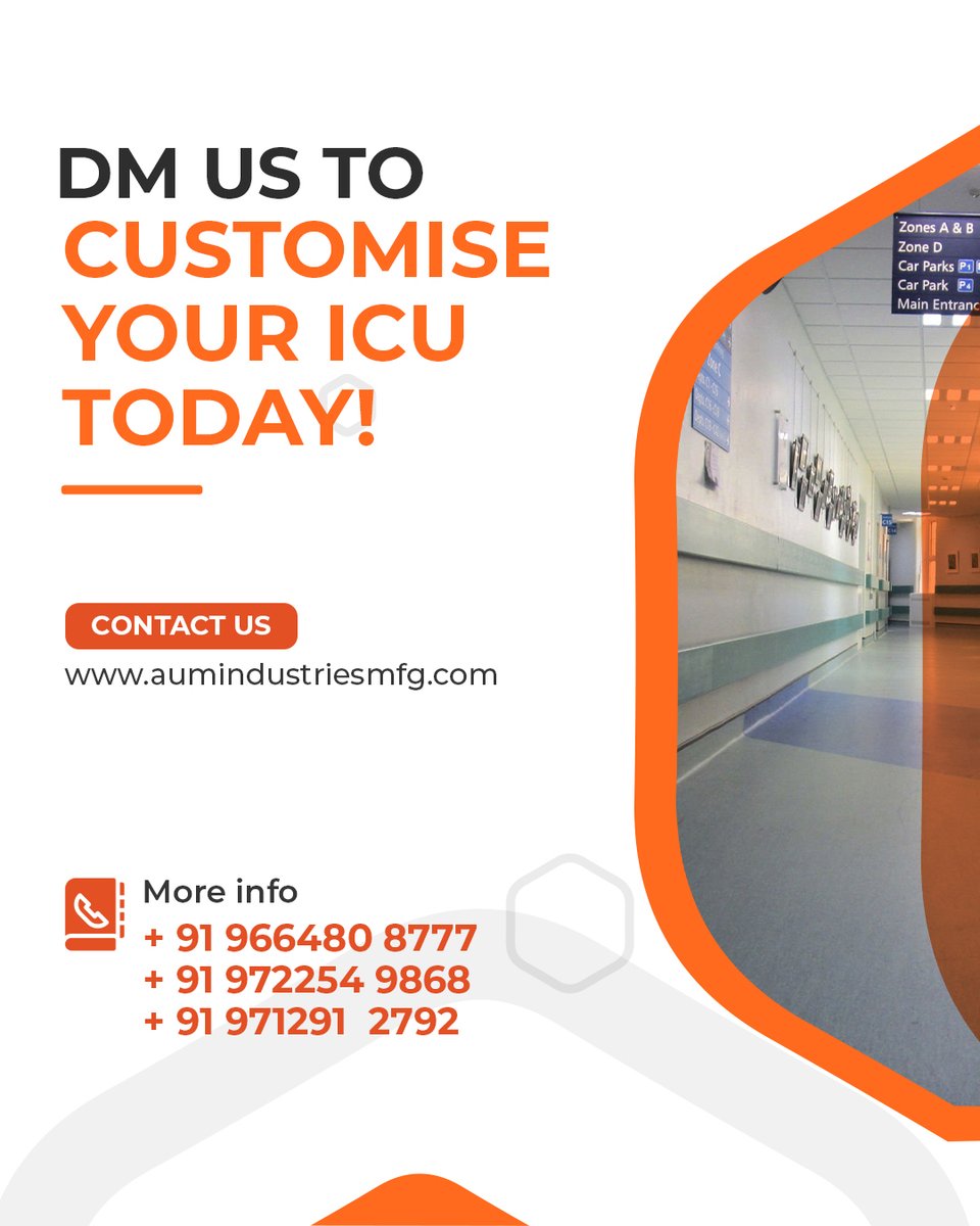 AumIndustries's tweet image. ICU Infrastructure That Saves Time — and Lives.
Smart layouts. Seamless integration. Rapid accessibility.
At AUM Industries, we design ICUs that work as fast as your team does.

#ICUInfrastructure #AUMIndustries #ModularICU #CriticalCareDesign #HealthcareEngineering #Hospital