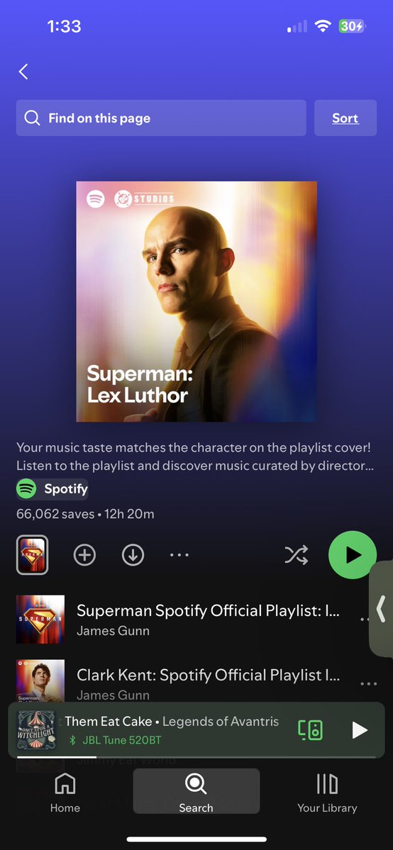 TrevorGamble17's tweet image. Spotify thinks my music taste matches the meanest Lex Luthor ever put to screen, am I cooked?