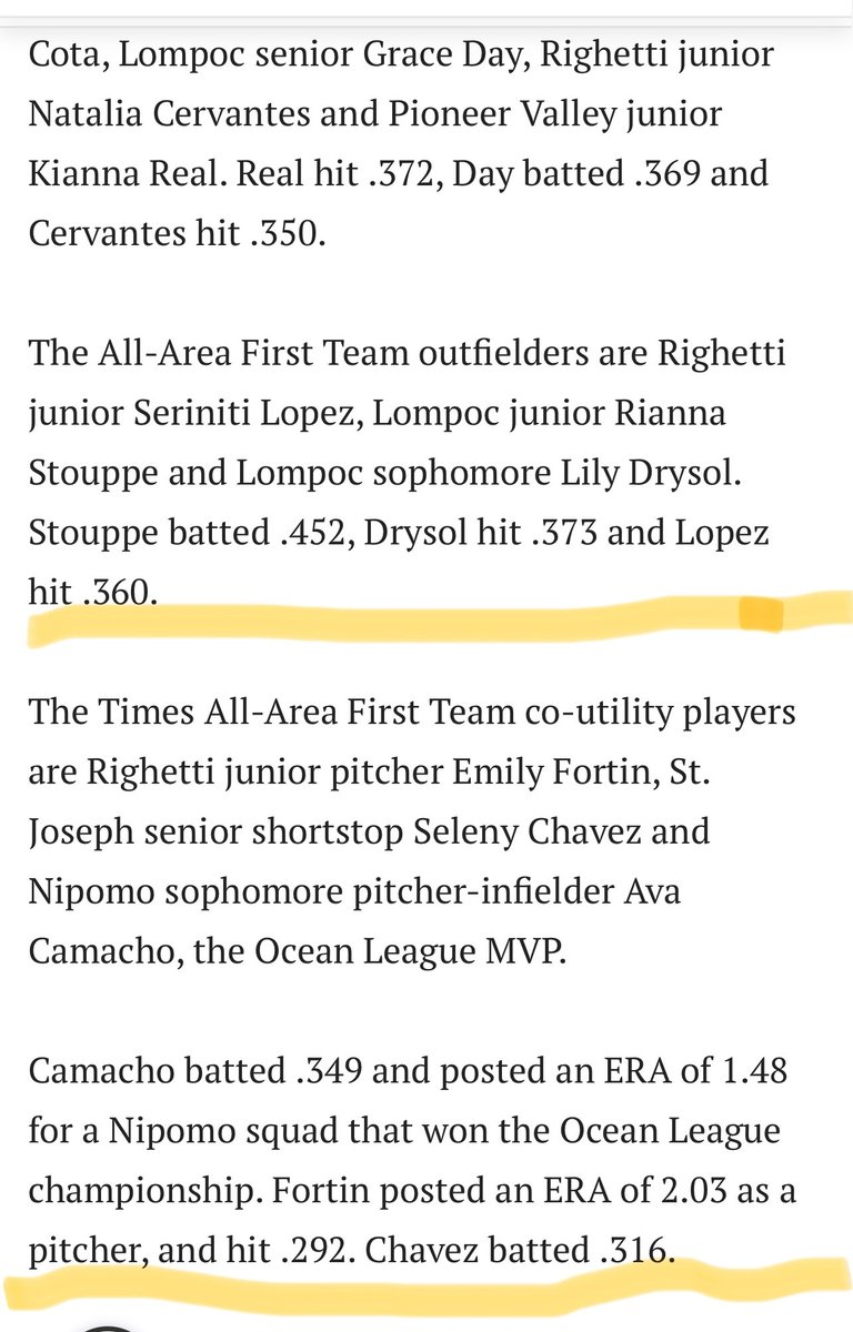 SM Times All Area First Team
