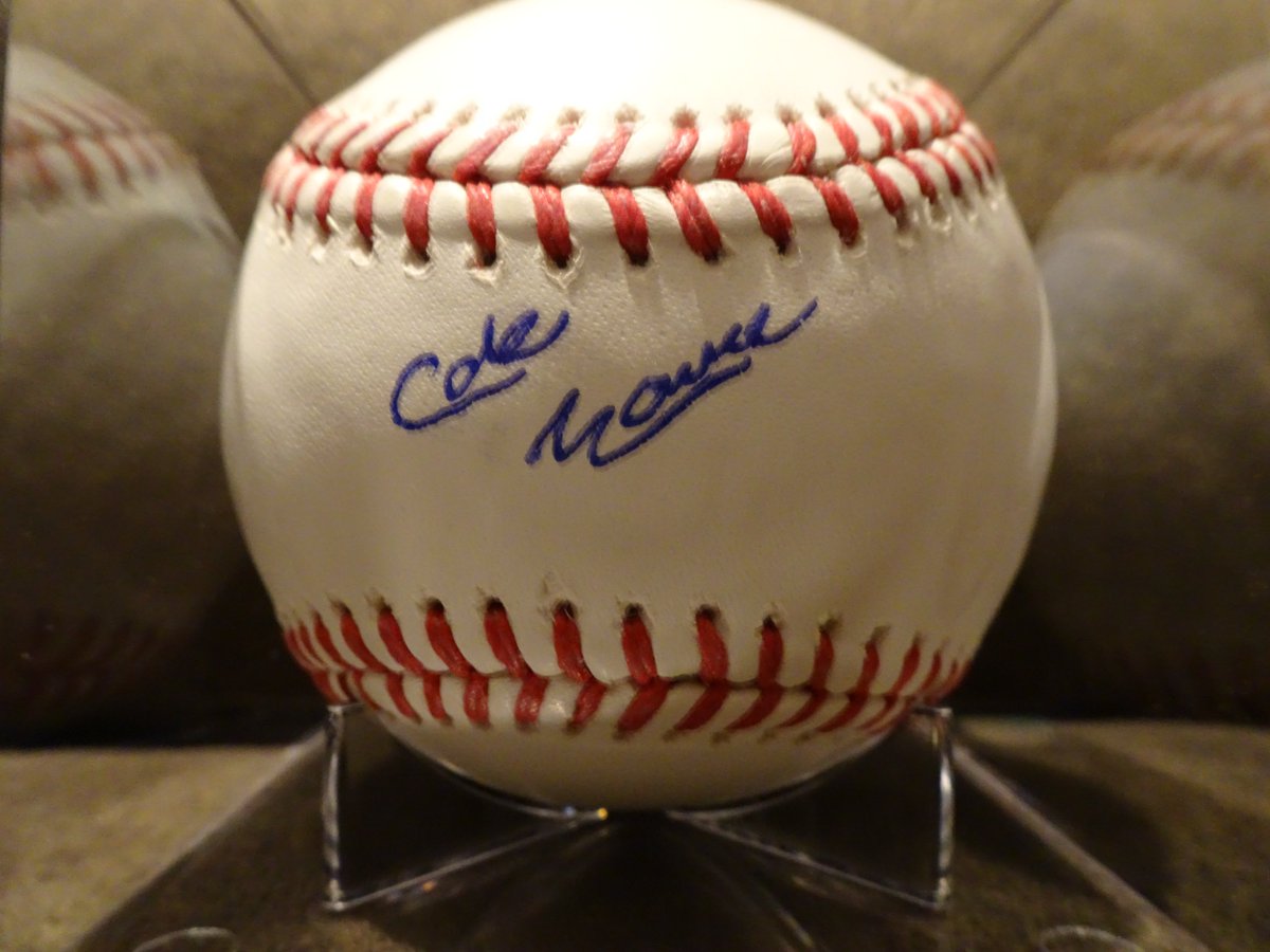 Mike Sorenson (@mikesorenson1) on Twitter photo A huge shout out to Cole Moore who autographed my photos and a baseball after striking out 11 batters for the Van Meter Bulldogs! <a href="/ColeWillieMoore/">Cole Moore</a> <a href="/premierpitching/">Premier Pitching and Performance</a> <a href="/IowaSticks/">Iowa Sticks Baseball</a>
<a href="/UIBaseball/">Iowa Baseball</a> <a href="/vanmeterschools/">Van Meter Schools</a> #Respect A huge shout out to Cole Moore who autographed my photos and a baseball after striking out 11 batters for the Van Meter Bulldogs! <a href="/ColeWillieMoore/">Cole Moore</a> <a href="/premierpitching/">Premier Pitching and Performance</a> <a href="/IowaSticks/">Iowa Sticks Baseball</a>
<a href="/UIBaseball/">Iowa Baseball</a> <a href="/vanmeterschools/">Van Meter Schools</a> #Respect