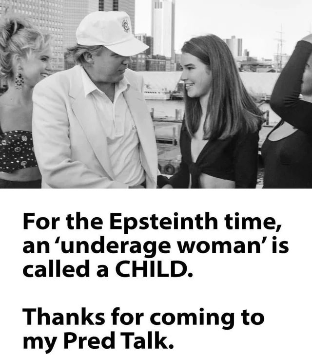 And it's not "sex" when it's with a child.
It's called rape, PERIOD.