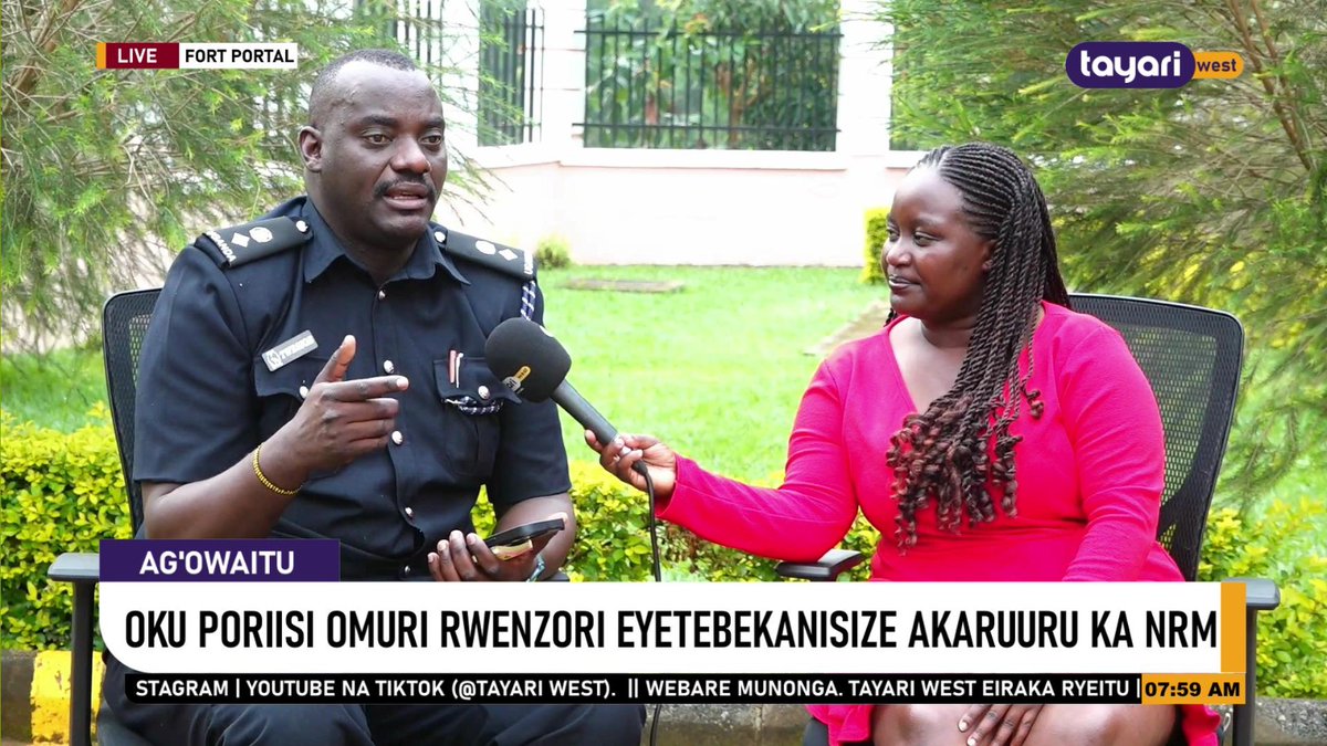 Rwenzori West Police spokesperson Vincent Twesige: We would like to thank all candidates and voters who have fulfilled their duties, from the nomination process up to the conclusion of campaigns yesterday. We recorded only a few isolated incidents.

#Tusheshure
#TayariWestUpdates