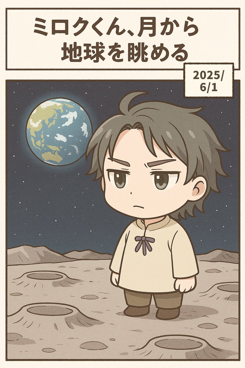 godbrain_com's tweet image. 【ミロク下生1】まずはミロク下生の少し前の話から。
ミロクは月にいて地球の様子をずっと見ていたらしい、という話です。#精神学
