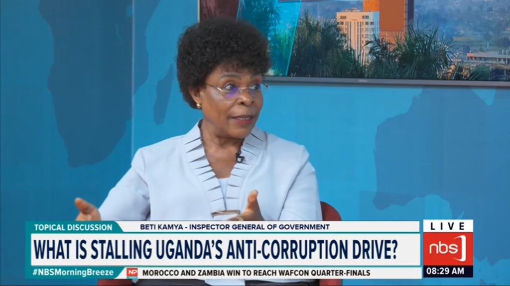 NBS Television (@nbstv) on Twitter photo .<a href="/IGGBetiKamya/">Beti Kamya Turwomwe</a>: Corruption has been largely accepted as a way of life. The challenge now is to uproot this mentality.
#NBSMorningBreeze #NBSUpdates .<a href="/IGGBetiKamya/">Beti Kamya Turwomwe</a>: Corruption has been largely accepted as a way of life. The challenge now is to uproot this mentality.
#NBSMorningBreeze #NBSUpdates