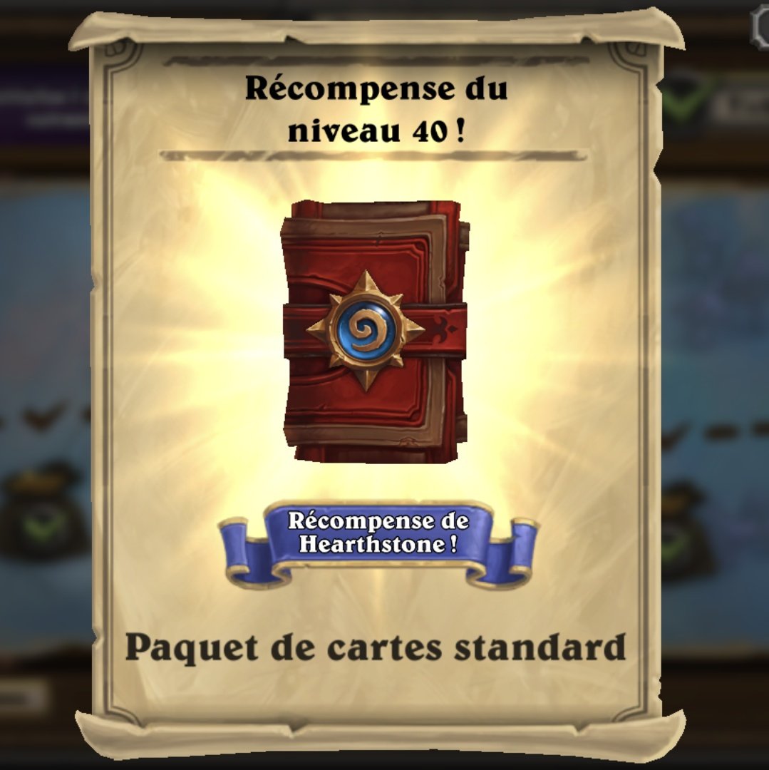 Lvl 40 😀 #Hearthstone