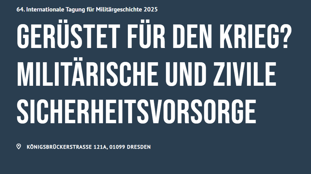 PortalMilitrge1's tweet image. Save the date! Vom 5. bis 7.11. findet in Dresden die 64. #ITMG des #ZMSBw in Dresden statt. Wer sich gern einen Überblick über die Beiträger*innen und Themen verschaffen möchte, kann dies tun unter: (PF)

👇👇👇
zms.bundeswehr.de/de/aktuelles/v…

#Militärgeschichte #coldwar