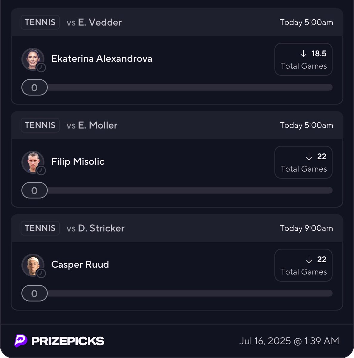 agent_meshi's tweet image. 🧱🎾 6x & 10x wake n cash
top seeds are now playing let’s wake up to money.
🔗: prizepicks.onelink.me/gCQS/shareEntr…
🔗: prizepicks.onelink.me/gCQS/shareEntr…
❤️ if tailing. run it up
#PrizePicks #GamblingX #PlayerProps #tennis #ATP #WTA #ClaySeason #TennisPicks