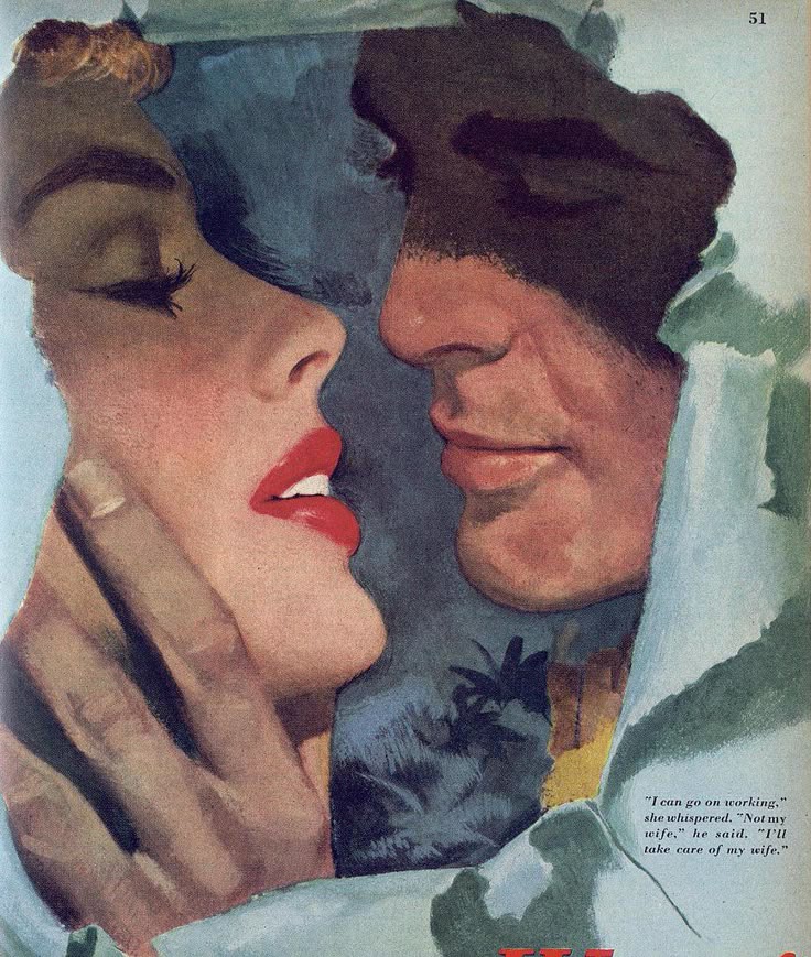 vintageillustra's tweet image. Howard Forsberg - "WAIT ... WAIT ... WAIT!" Redbook (1952)