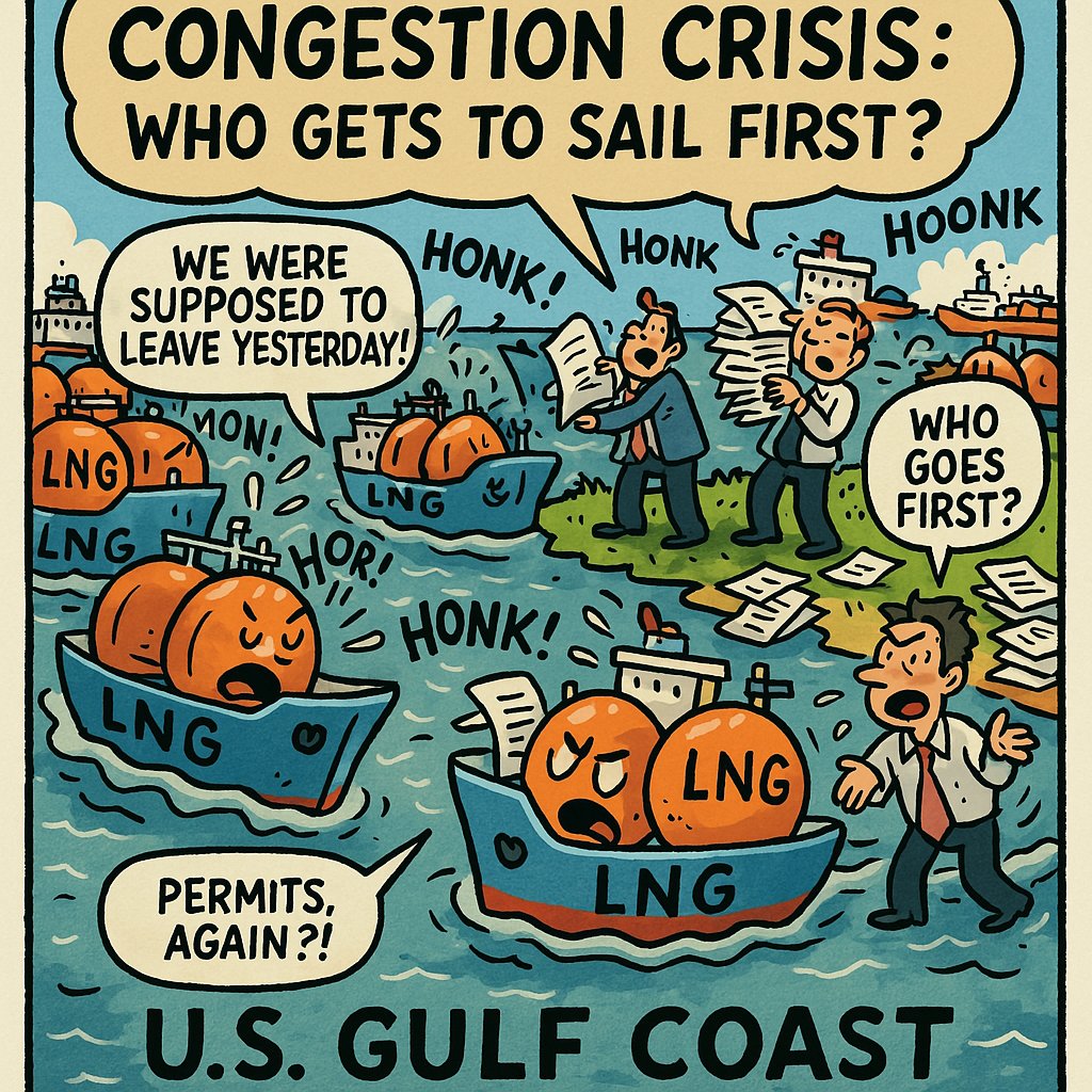Warning: LNG traffic jam ahead! As America speeds up LNG exports, a new kind of gridlock is emerging. Explore the full story and join our dynamic community. okt.to/ebFAcf

#LNG #SupplyChain #Maritime #BeHeard #JoinTheConversation #CILIVE #CommodityCommunity