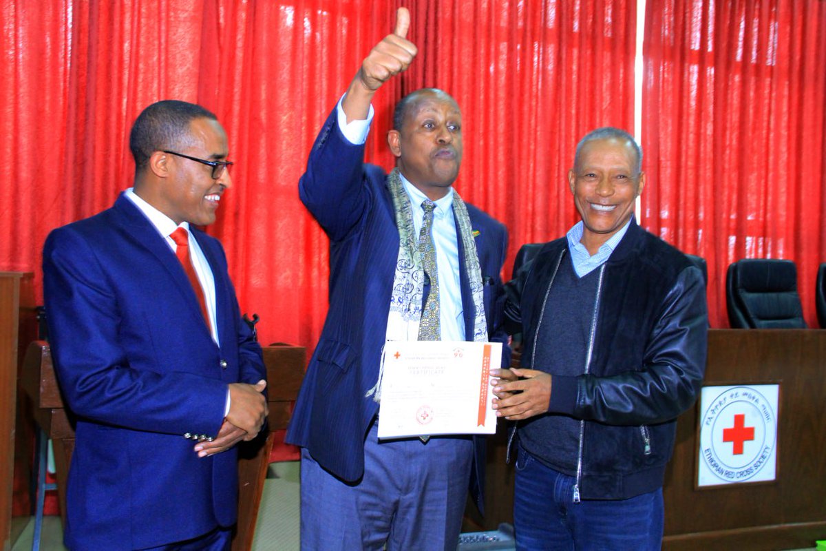 EthioRedCross's tweet image. The Society's National Office held a program to recognize and thank the committee members and staff of the Society & associated entities for organizing the 90th anniversary celebration in a grand manner.
redcrosseth.org
youtube.com/@ethiopianredc…
x.com/EthioRedCross