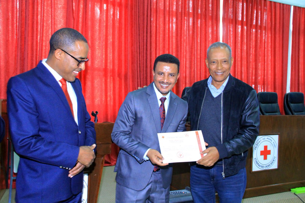 EthioRedCross's tweet image. The Society's National Office held a program to recognize and thank the committee members and staff of the Society & associated entities for organizing the 90th anniversary celebration in a grand manner.
redcrosseth.org
youtube.com/@ethiopianredc…
x.com/EthioRedCross