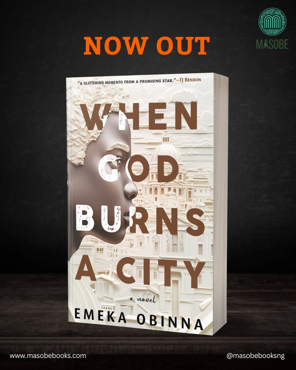 masobebooks's tweet photo. When God Burns A City is the debut novel by Emeka Obinna who passed away on Sunday, April 2, 2023 at the age of 27 🕊️ https://t.co/A6ESxbxEh3