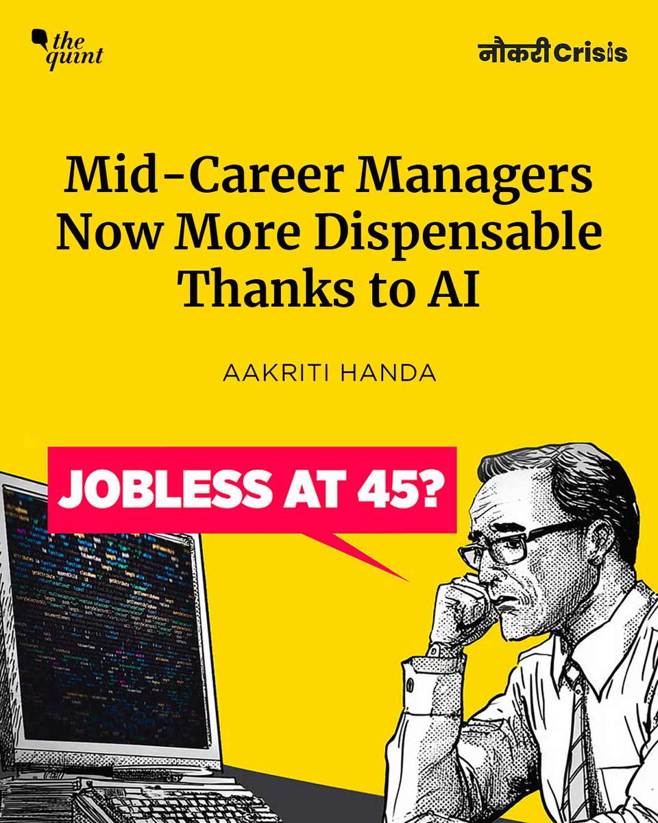 Naukri Crisis | Mid-career managers in the Information Technology (IT) and startup space are staring at a quiet, early exit from their job. 45 is becoming the new 60 in terms of retirement. Can managers buck this trend? Read the full story by <a href="/aakriti_handa/">Aakriti Handa</a> here: