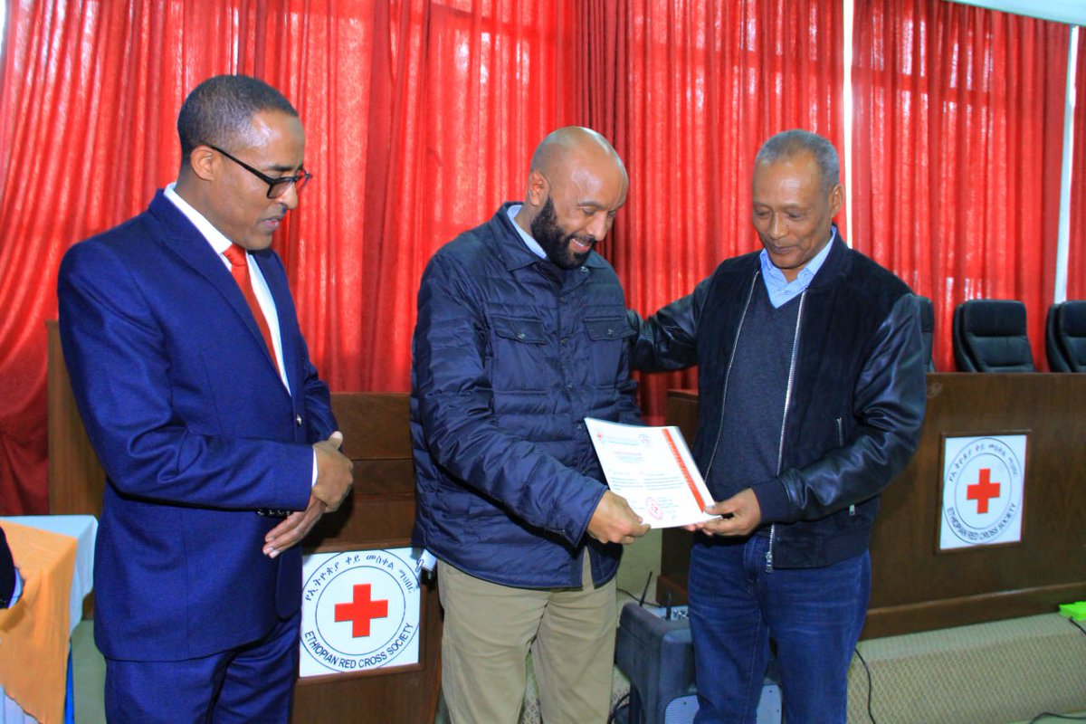 EthioRedCross's tweet image. The Society's National Office held a program to recognize and thank the committee members and staff of the Society & associated entities for organizing the 90th anniversary celebration in a grand manner.
redcrosseth.org
youtube.com/@ethiopianredc…
x.com/EthioRedCross