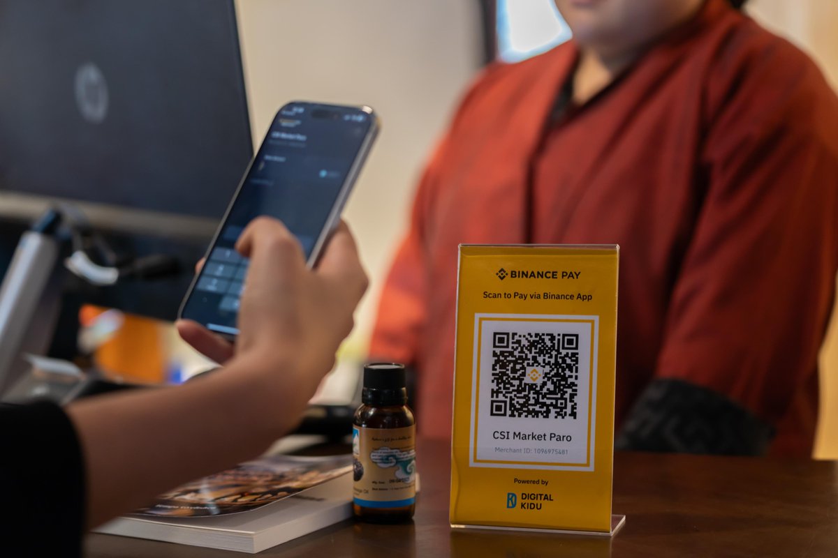 Debangana Ghosh (@debanganaghosh4) on Twitter photo 🚨🚨Earlier this month, <a href="/moneycontrolcom/">Moneycontrol</a> travelled across Bhutan to see how the Himalayan kingdom is embracing crypto.
The government’s first big step: enabling crypto payments via Binance Pay to boost tourism 🧵👇
<a href="/tourismbhutan/">Tourism Bhutan</a> <a href="/binance/">Binance</a>
<a href="/chandrarsrikant/">Chandra R. Srikanth</a> 🚨🚨Earlier this month, <a href="/moneycontrolcom/">Moneycontrol</a> travelled across Bhutan to see how the Himalayan kingdom is embracing crypto.
The government’s first big step: enabling crypto payments via Binance Pay to boost tourism 🧵👇
<a href="/tourismbhutan/">Tourism Bhutan</a> <a href="/binance/">Binance</a>
<a href="/chandrarsrikant/">Chandra R. Srikanth</a>