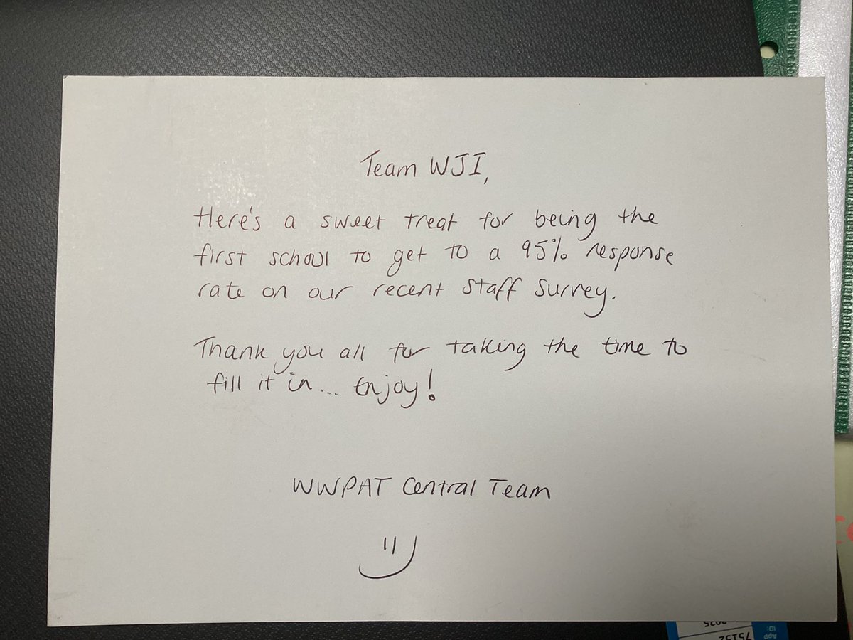 Thank you!  <a href="/WhiteWoodsPAT1/">White Woods Primary Academy Trust</a> <a href="/AmyHinchliffe9/">Amy Hinchliffe</a>