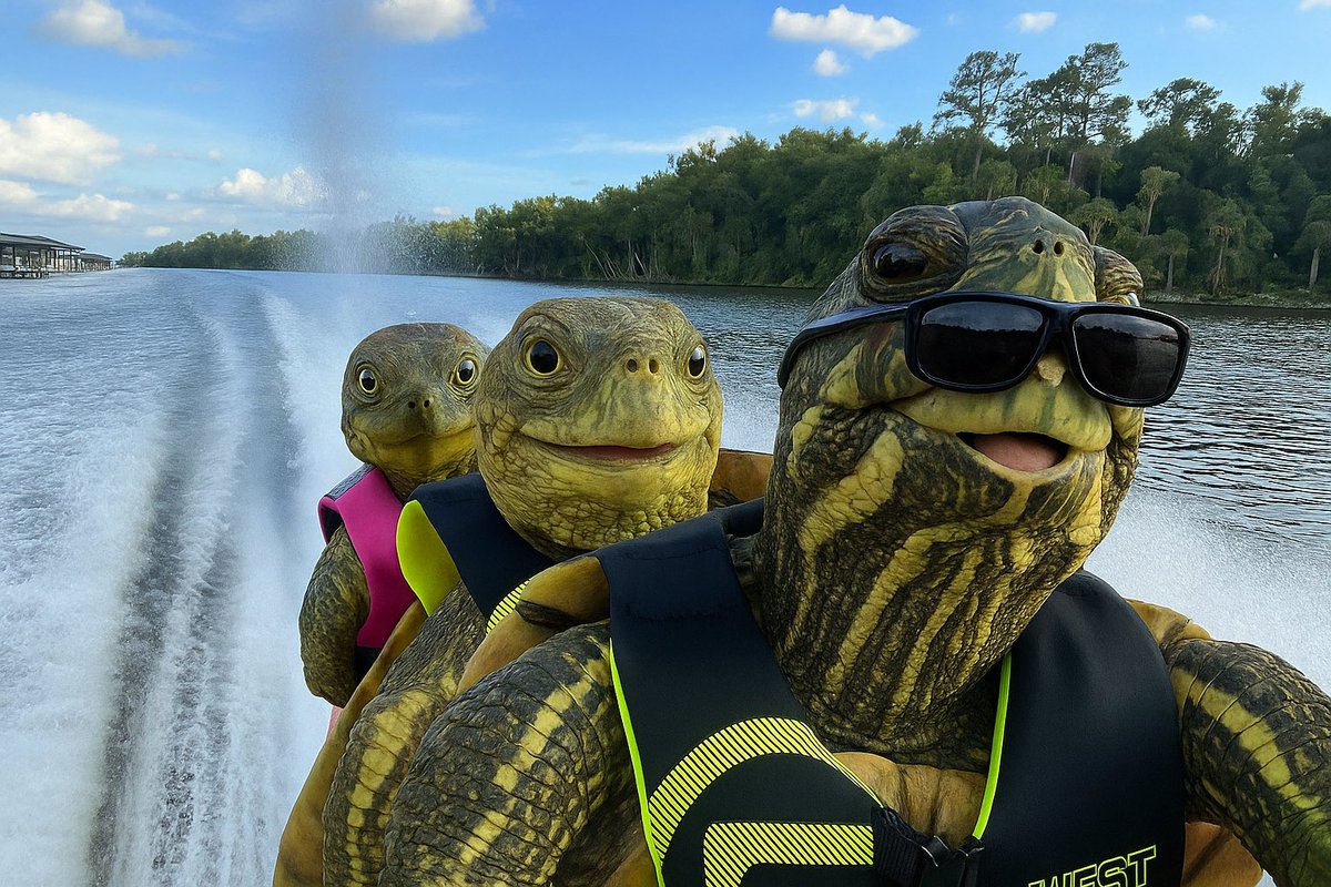 IcJ8_jade8's tweet image. Riding with $Babe like life’s a river… fast, wild, and better with the right crew. 💸🐢
Hold on tight… legends don’t cruise alone. #TurtleSpeedToTheMoon #CaffeineAI 🚤💚