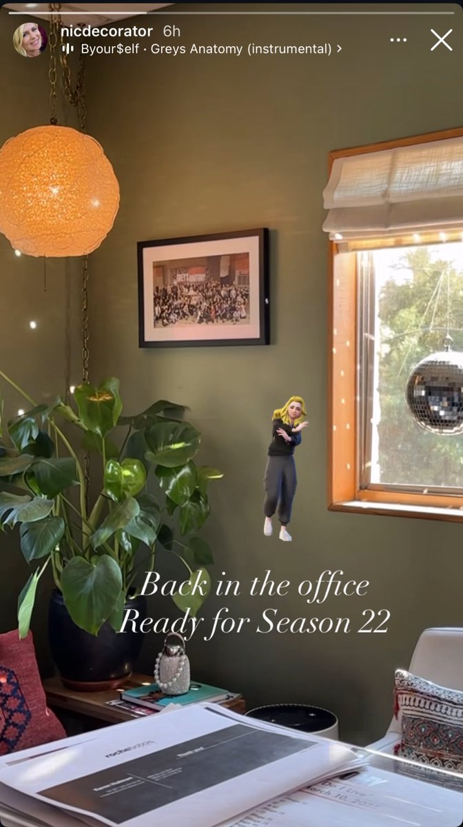 GreysTvNews's tweet image. Pre-production for #GreysAnatomy Season 22 has begun🩺
Nicole Cramer, Set Decorator, via Instagram Story.