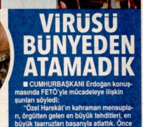 Erdoğan'ın #15Temmuz açıklamalarında bir tuhaflık yok mu? "Bataklığı kurutmuşuz" ama "virüsü bünyeden atlamamışız." Hayırlısı.